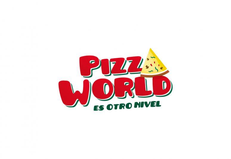 diseño del nuevo logo de pizza world