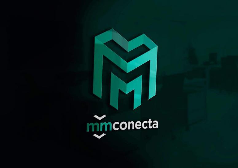 logo de mm conecta creado en código visual